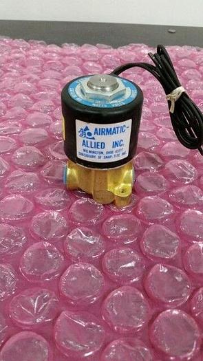 AIRMATIC-ALLIED INC. VALVES CATALOG NO. 2504-15 WATTS 17 VOLTS 24 ORIFICE ¼