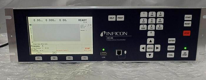 Used INFICON IC6-110100 Thin Film Deposition Controller
