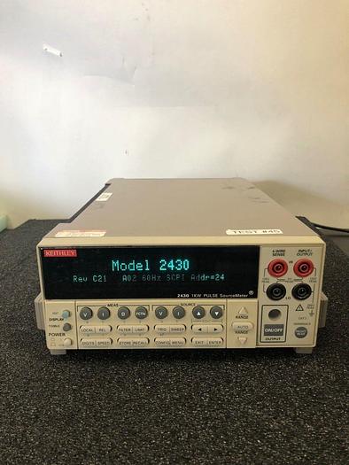 Used KEITHLEY 2430 1KW PULSE SOURCEMETER