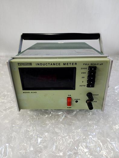 Used BOONTON ELECTRONICS INDUCTANCE METER 62AD