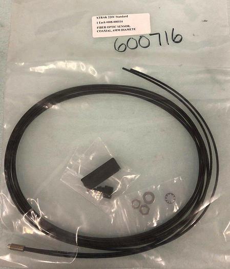Used KEYENCE FU-35FZ FIBER OPTIC SENSOR COAXIAL 6MM DIAMETER