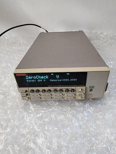 Used KEITHLEY 6517 ELECTROMETER-HIGH RESISTANCE SYSTEM