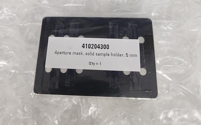 410204300 APERTURE MASK SOLID SAMPLE HOLDER, 5MM