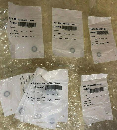 Used O-RING 734-005271-001 QTY 9