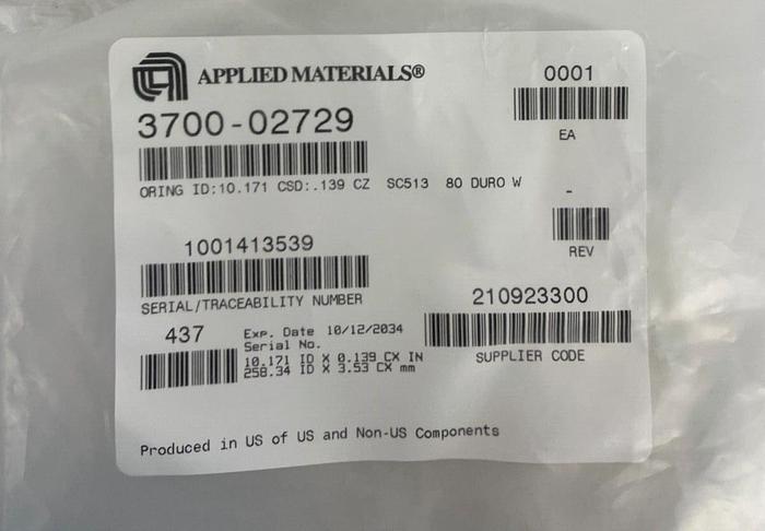 O-RING 3700-02729