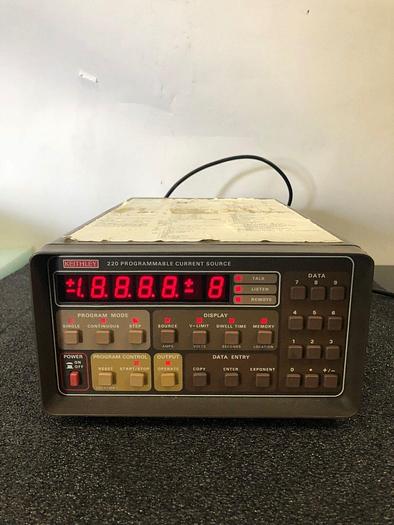 Used KEITHLEY 220 PROGRAMMABLE CURRENT SOURCE