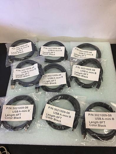 Used 3021009-06 USB A-MINI B 6 FT QTY 9