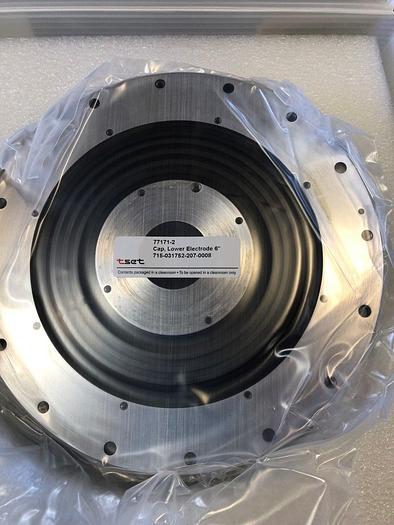 Used LAM 715-031752-207-0008 CAP, LOWER ELECTRODE 6''