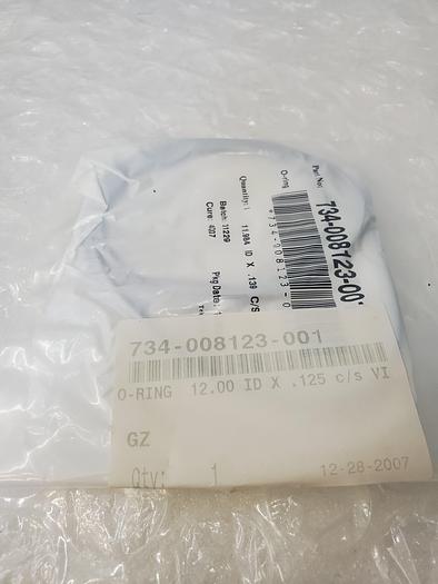 Used 734-008123-001 O-RING 12.00 ID X .125 c-s VI