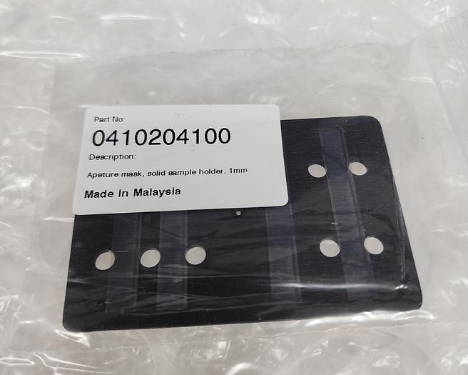 0410204100 APERTURE SOLID SAMPLE HOLDER 1 MM