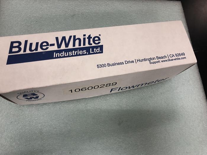 Used BLUE-WHITE FLOWMETER F-40500LN-8