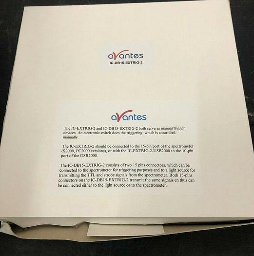 Used AVANTES IC-DB15-EXTRIG-2 spectrometer interface cable