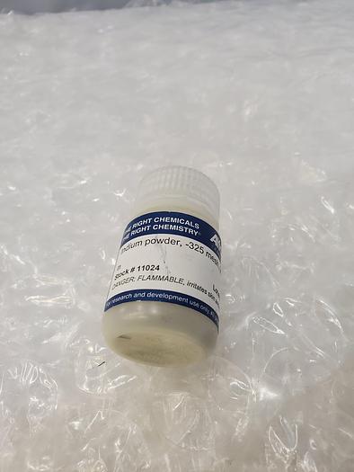 Used ALFA AESAR INDIUM POWDER 5g #7440-74-6