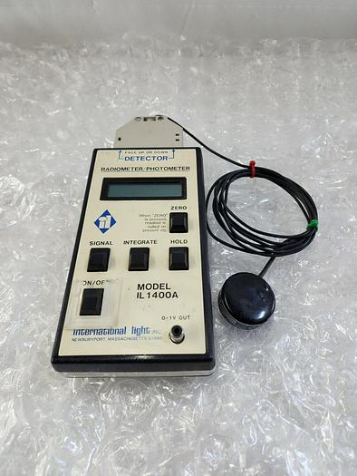 Used INTERNATIONAL LIGHT RADIOMETER- PHOTOMETER IL 1400