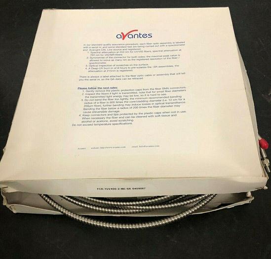 Used AVANTES FCR-7UV400-2-ME-SR OPTICAL CABLE