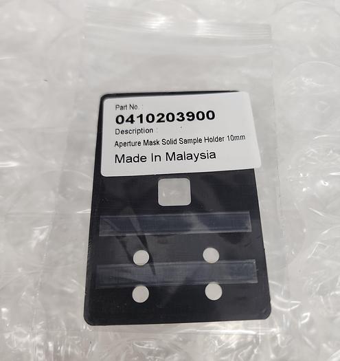 0410203900 APERTURE MASK SOLID SAMPLE HOLDER 10MM